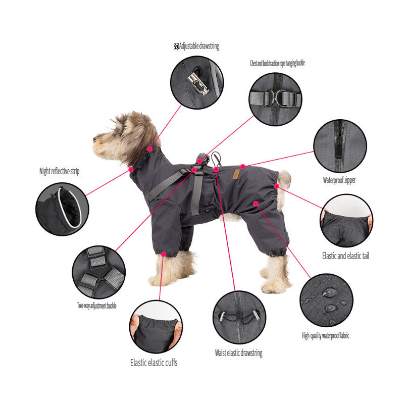 Pet rain jacket