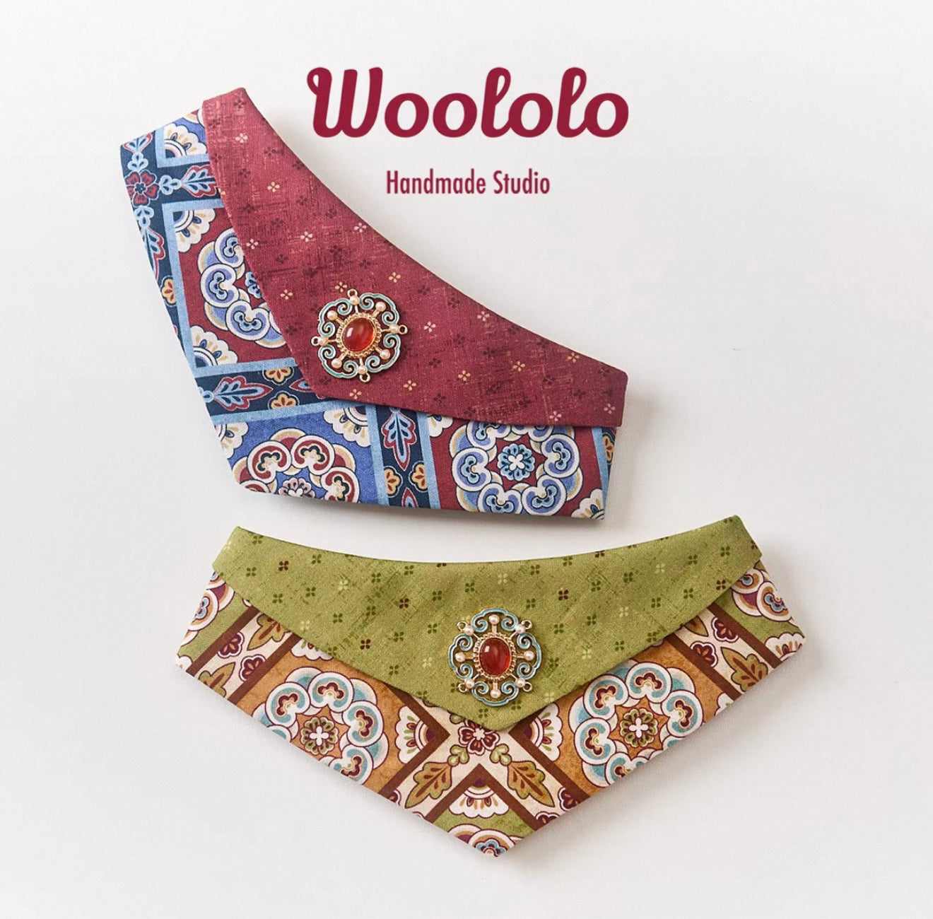 Pet cat and dog bibs