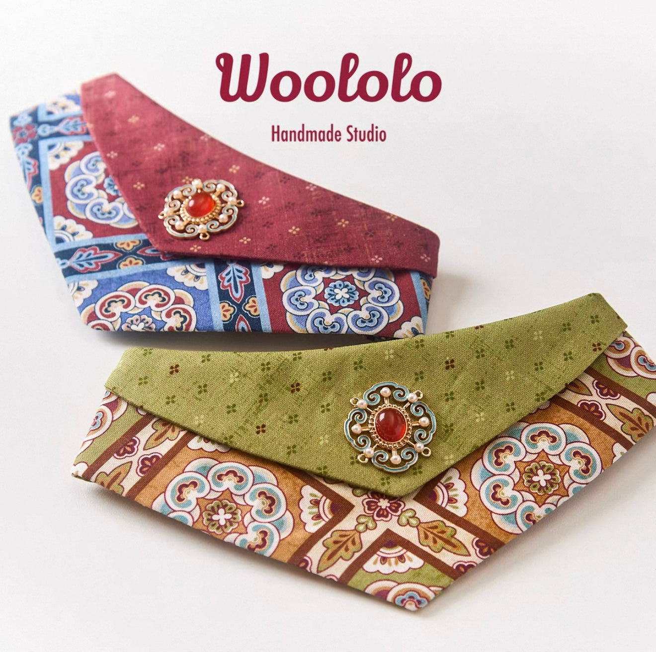 Pet cat and dog bibs